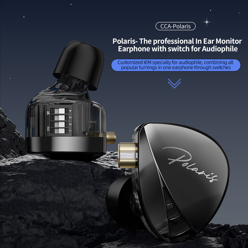 Audiophile Headphone Wired - CCA Polaris 이어폰 HIFI Bass 이어