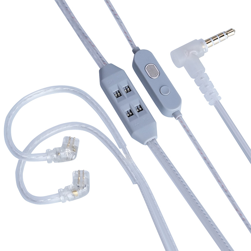 Wired Earphone Mic - KZ T8 인이어 모니터 케이블 8단계