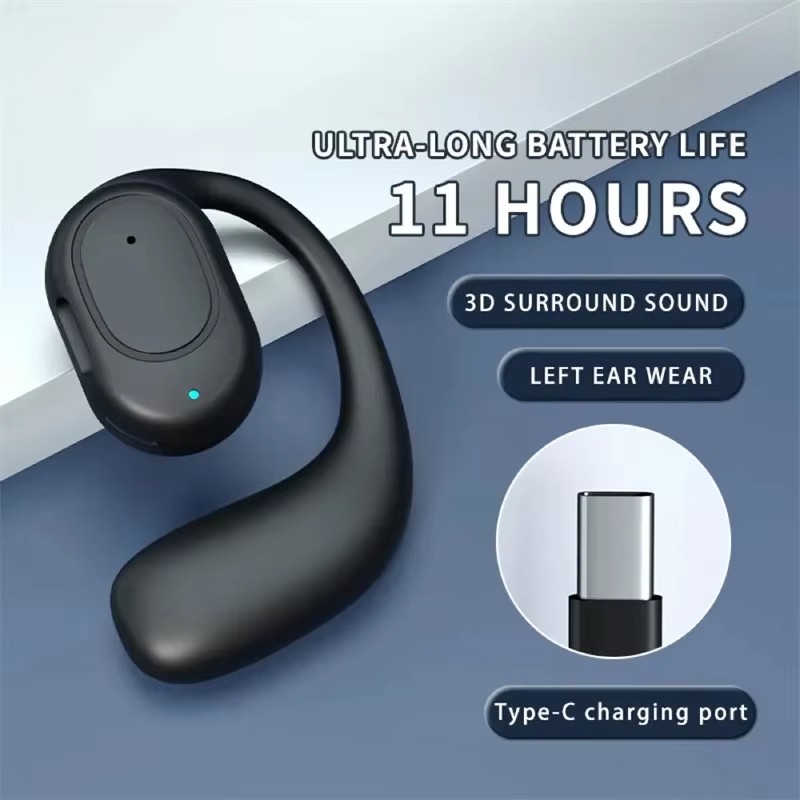 Noise Cancelling Headphone - 무선 헤드폰 블루투스 헤드셋(마이크 포함) 골전도