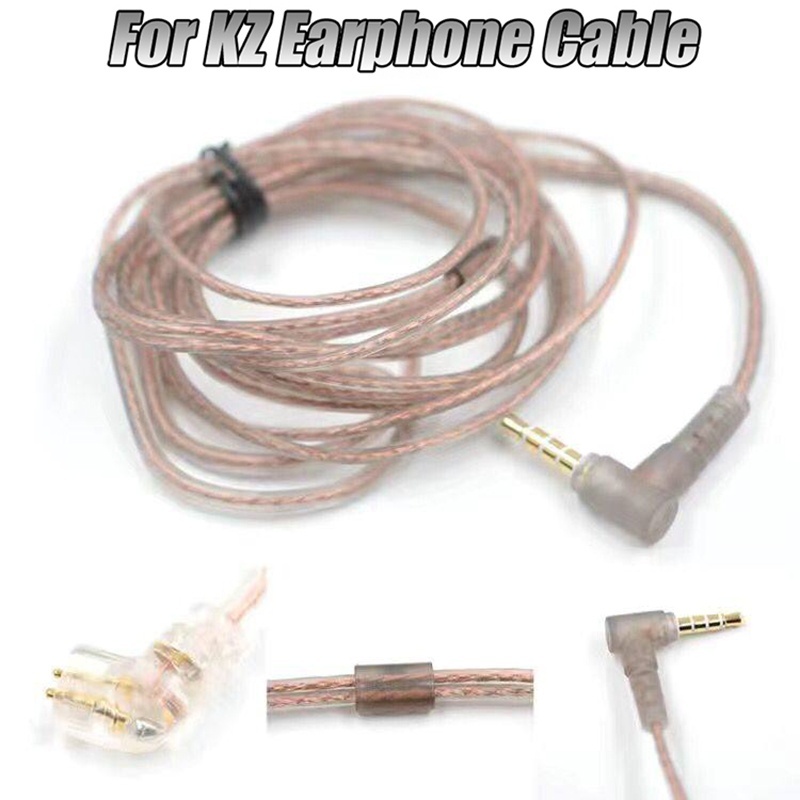 Wired Earphone Mic - 케이블 고순도 구리 트위스트 이어폰 와이어