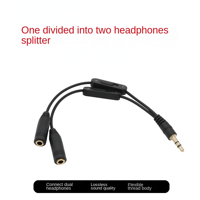 Earphone Splitter Jack - 3.5 잭 분배기 남성 2 여성