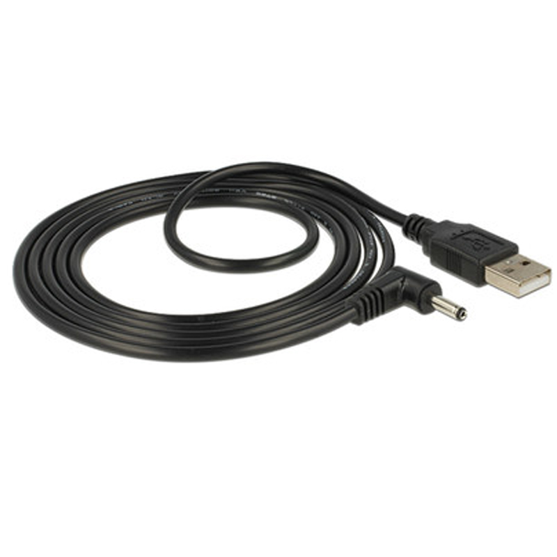 검은색 팔꿈치 90 USB 남성-남성 DC 전원 케이블 - Cable Extension 3.5 리뷰 및 가격