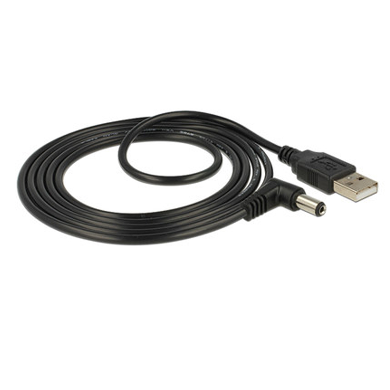 검은색 팔꿈치 90 USB 남성-남성 DC 전원 케이블 - Cable Extension 3.5 리뷰 및 가격