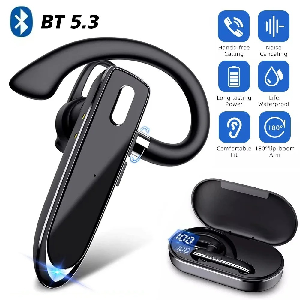 마이크 이어폰이 장착된 무선 블루투스 헤드폰 ENC 소 - Bluetooth Headset On Ear 리뷰 및 가격