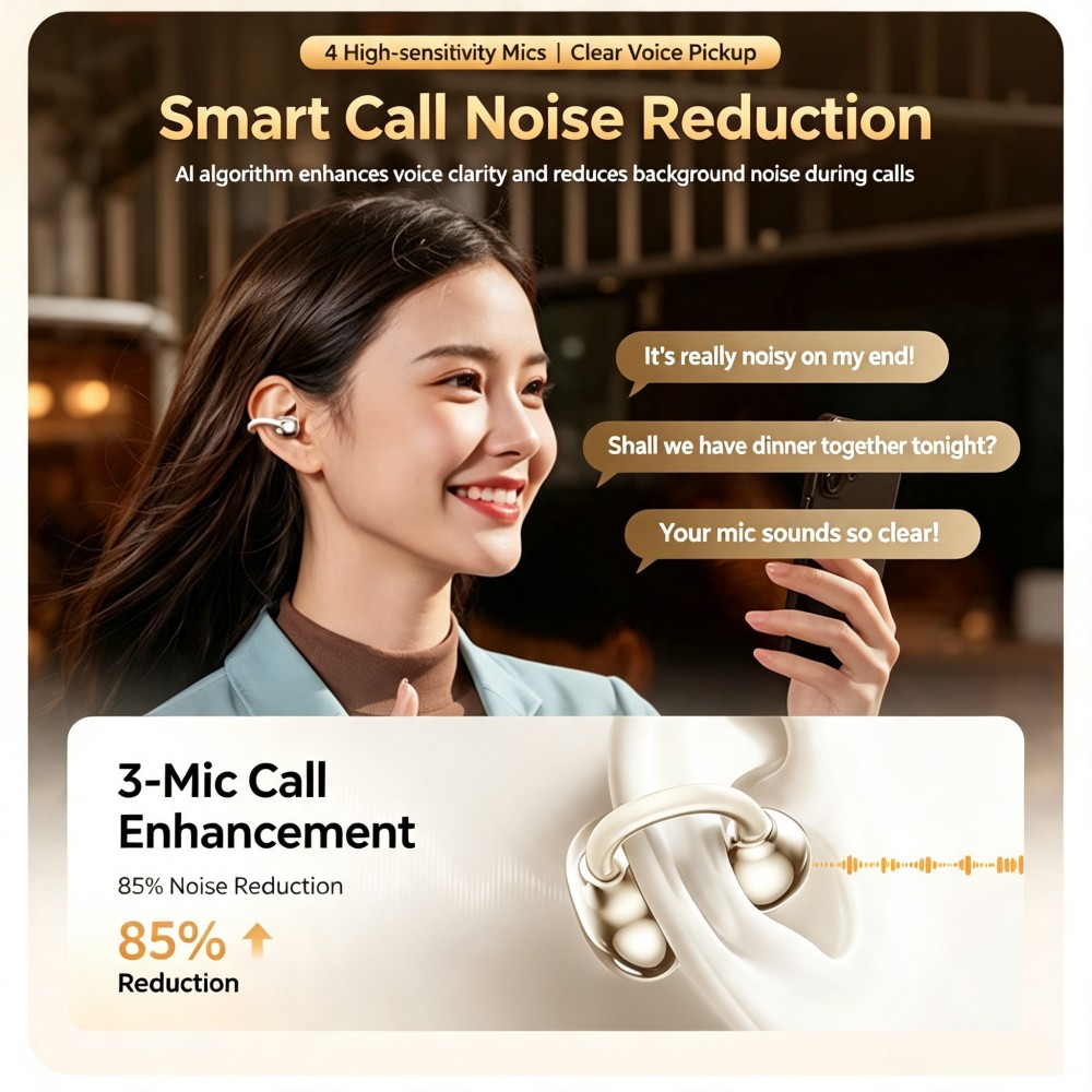 KEBIDUMEI 블루투스 6.0 이어폰 오픈형 이어클 - Wired Earphone Mic 리뷰 및 가격