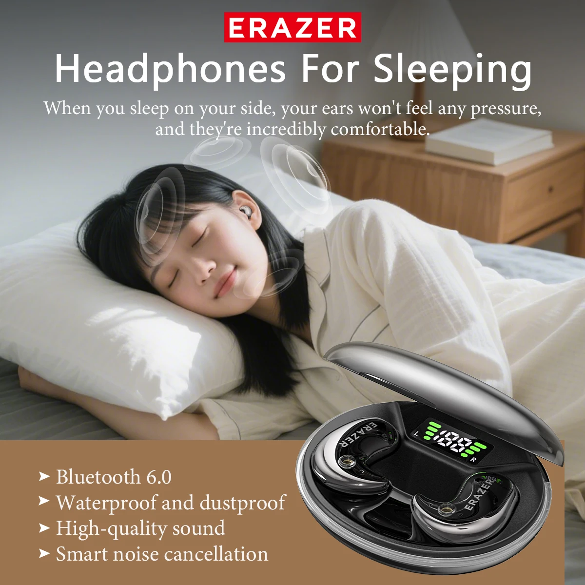 EARZER XF58 인이어 블루투스 헤드폰 마이크 내 - Earbuds Charging Case 리뷰 및 가격