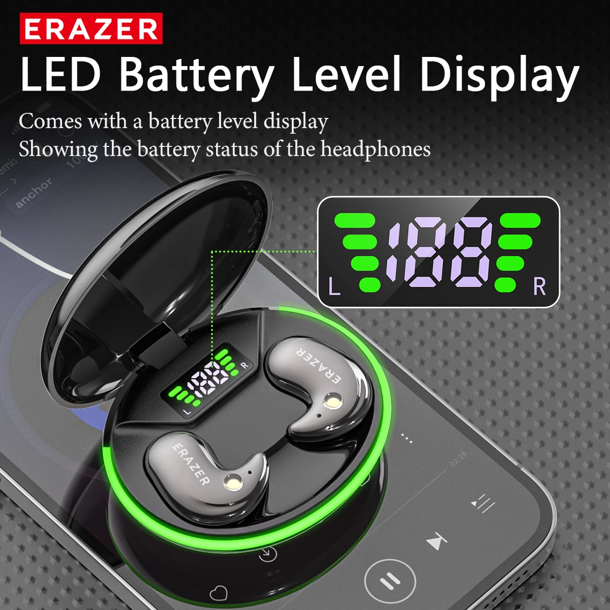 EARZER XF58 인이어 블루투스 헤드폰 마이크 내 - Earbuds Charging Case 리뷰 및 가격