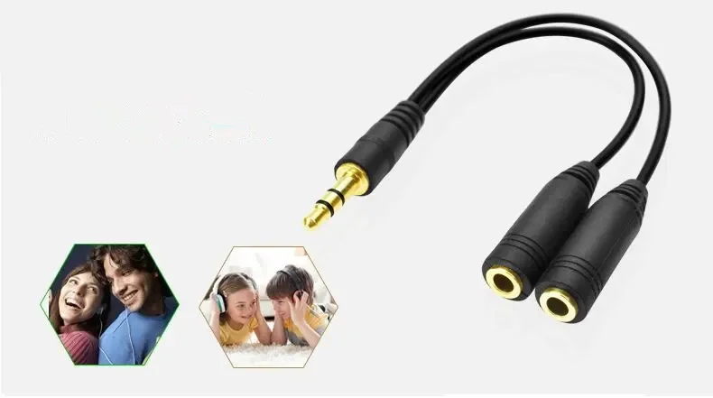 헤드폰 분배기, 3.5mm 연장 케이블 오디오 스테레오 - Wired Earphone Mic 리뷰 및 가격