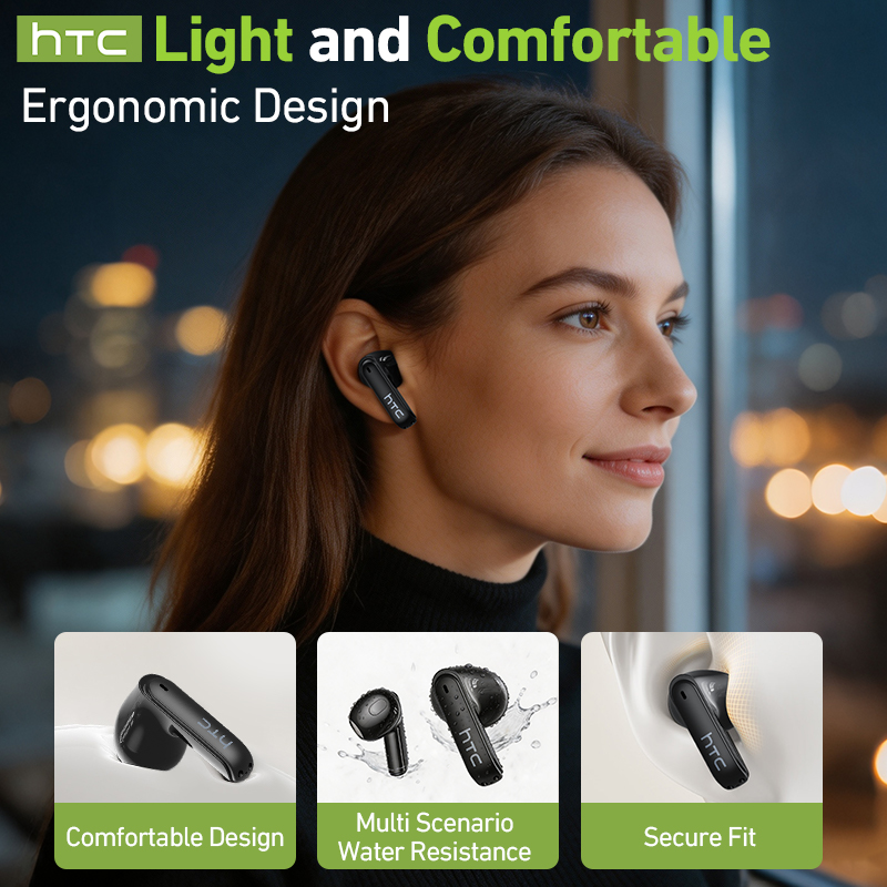 hTC 무선 게이밍 이어버드 LCD 스마트 스크린 실시 - Earbuds Charging Case 리뷰 및 가격