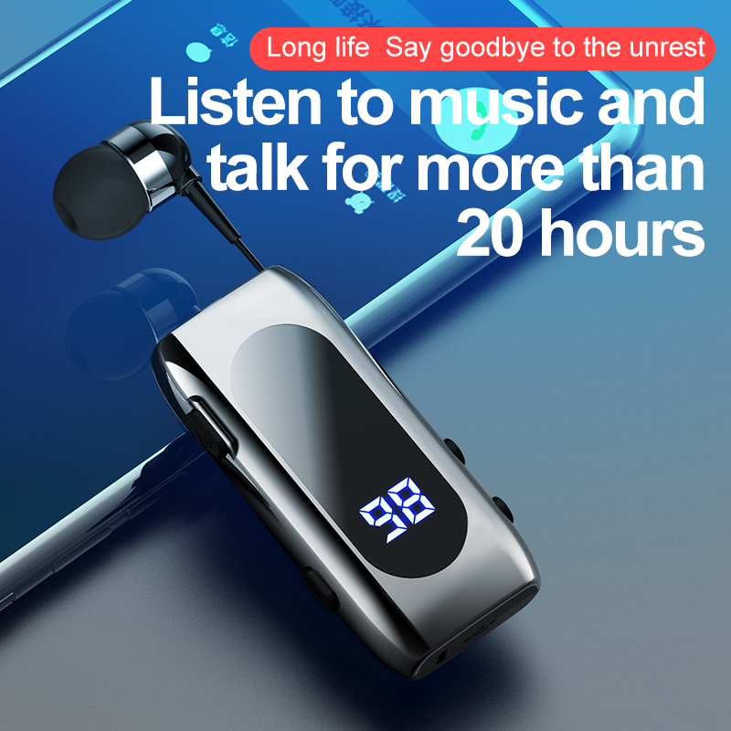 K55 라펠 블루투스 헤드셋 20시간 이상 음악 감상  - Wired Earphone Mic 리뷰 및 가격