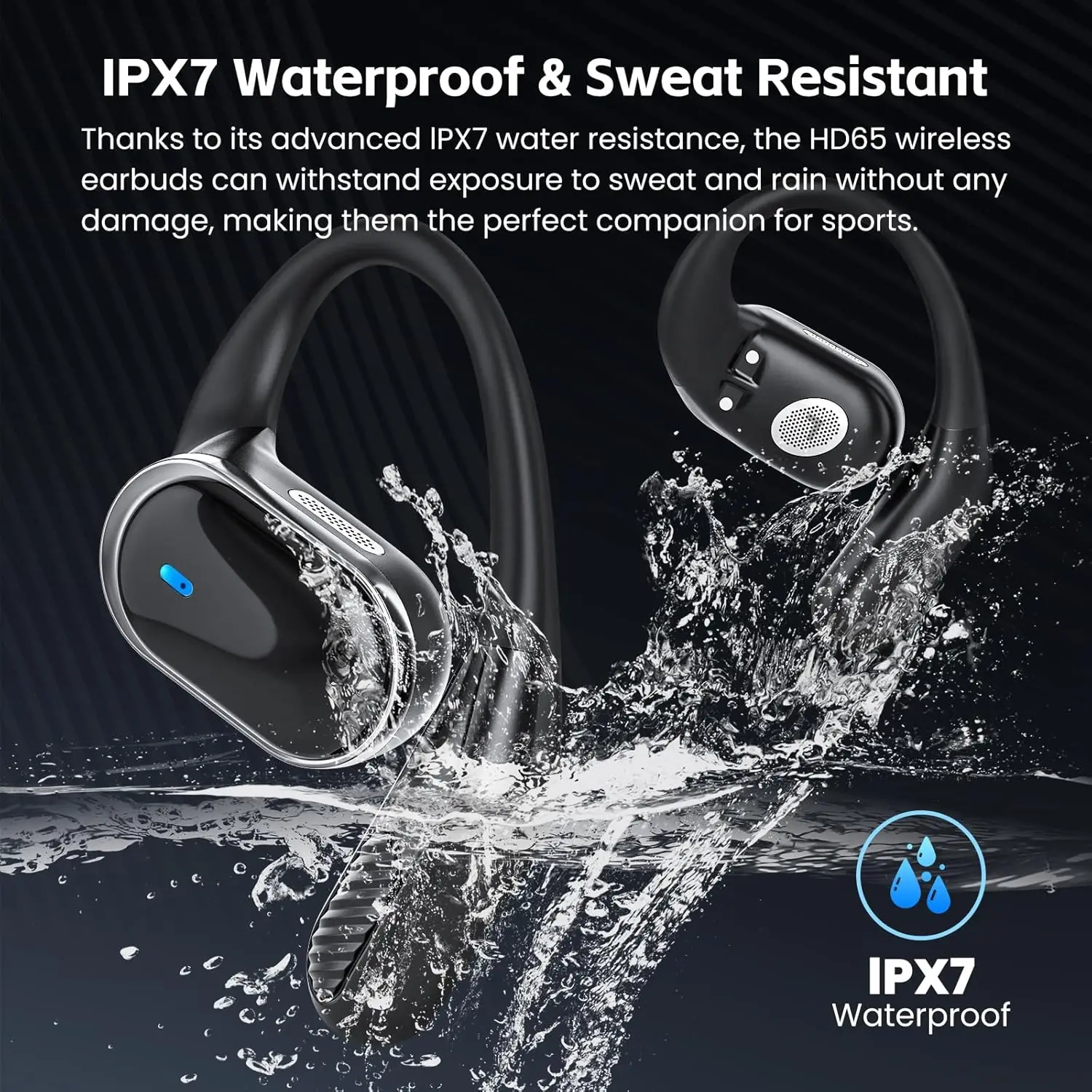 블루투스 이어폰 무선 헤드폰(마이크 포함) 공기 전도  - Sports Earphone Hook 리뷰 및 가격
